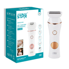 5-in-1 Electric Epilator Kit with Digital Display – WINNINGSTAR