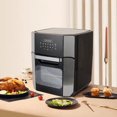 Air Fryer 12L, 1800W Multi-Function Touch Screen, Stainless Steel – WINNINGSTAR