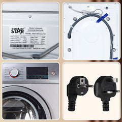 10kg Fully Automatic Front-Load Washing Machine – WINNINGSTAR