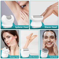 5-in-1 Electric Epilator Kit with Digital Display – WINNINGSTAR