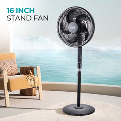 16-inch Remote Control Fan with LED Display – WINNINGSTAR