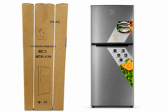 138L Lockable Double-Door Fridge Freezer – EMIRATE