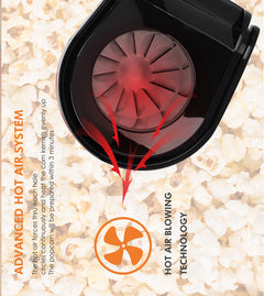 Electric Popcorn Machine R.9014, 2L 1200W – RAF