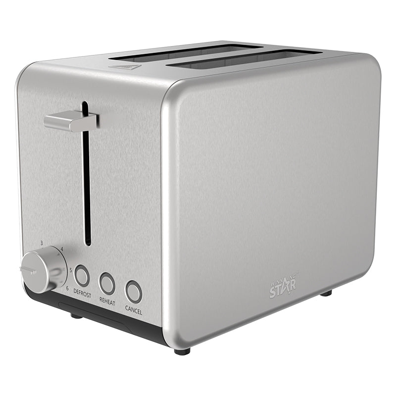 Matching Stainless Steel Kettle and 2-Slice Toaster Set – WINNINGSTAR