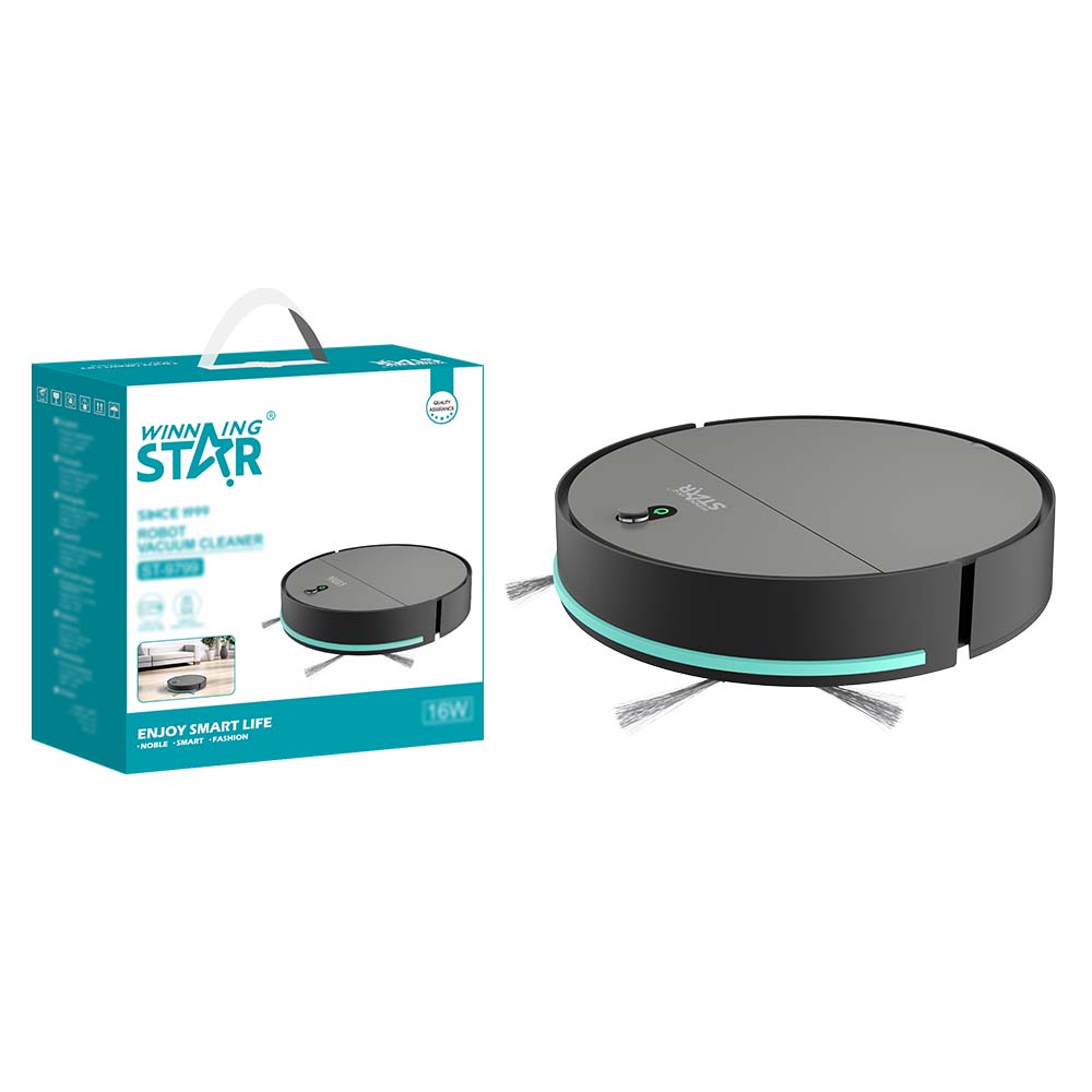 Robot Vacuum Cleaner 16W, ABS Body with Remote Control – WINNINGSTAR