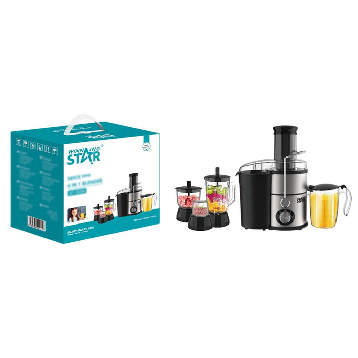 4-in-1 Juice Extractor Blender – WINNINGSTAR