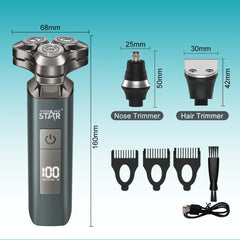 Electric Shaver with Digital Display – WINNINGSTAR