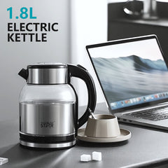 Matching Stainless Steel Kettle and 2-Slice Toaster Set – WINNINGSTAR