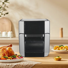 Air Fryer 12L, 1800W Multi-Function Touch Screen, Stainless Steel – WINNINGSTAR