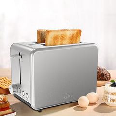 Premium Brushed Steel 2-Slice Toaster – WINNINGSTAR