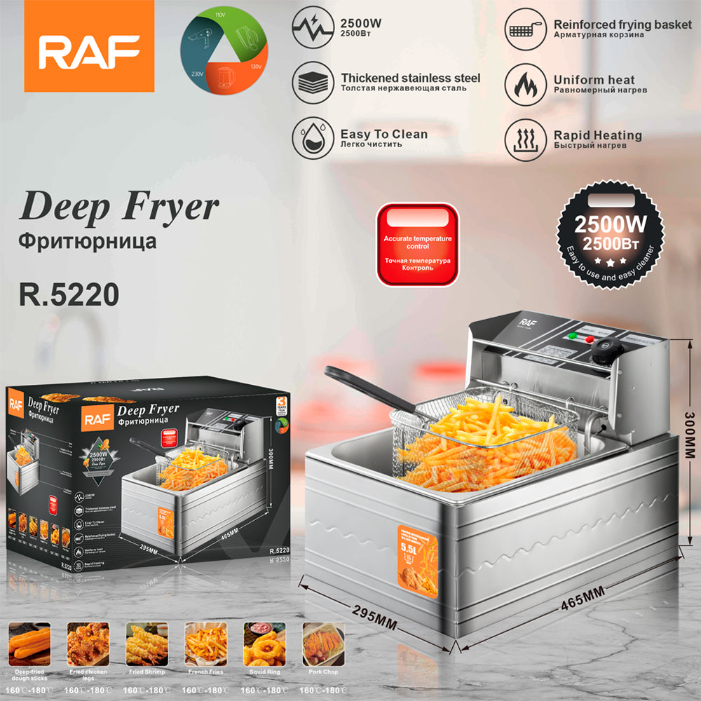 Deep Fryer R.5220, 2500W – RAF