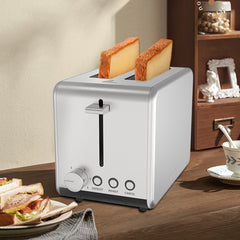 Premium Brushed Steel 2-Slice Toaster – WINNINGSTAR