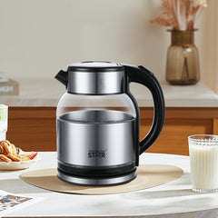 Matching Stainless Steel Kettle and 2-Slice Toaster Set – WINNINGSTAR