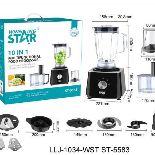 10-in-1 Food Processor – WINNINGSTAR