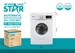 10kg Fully Automatic Front-Load Washing Machine – WINNINGSTAR
