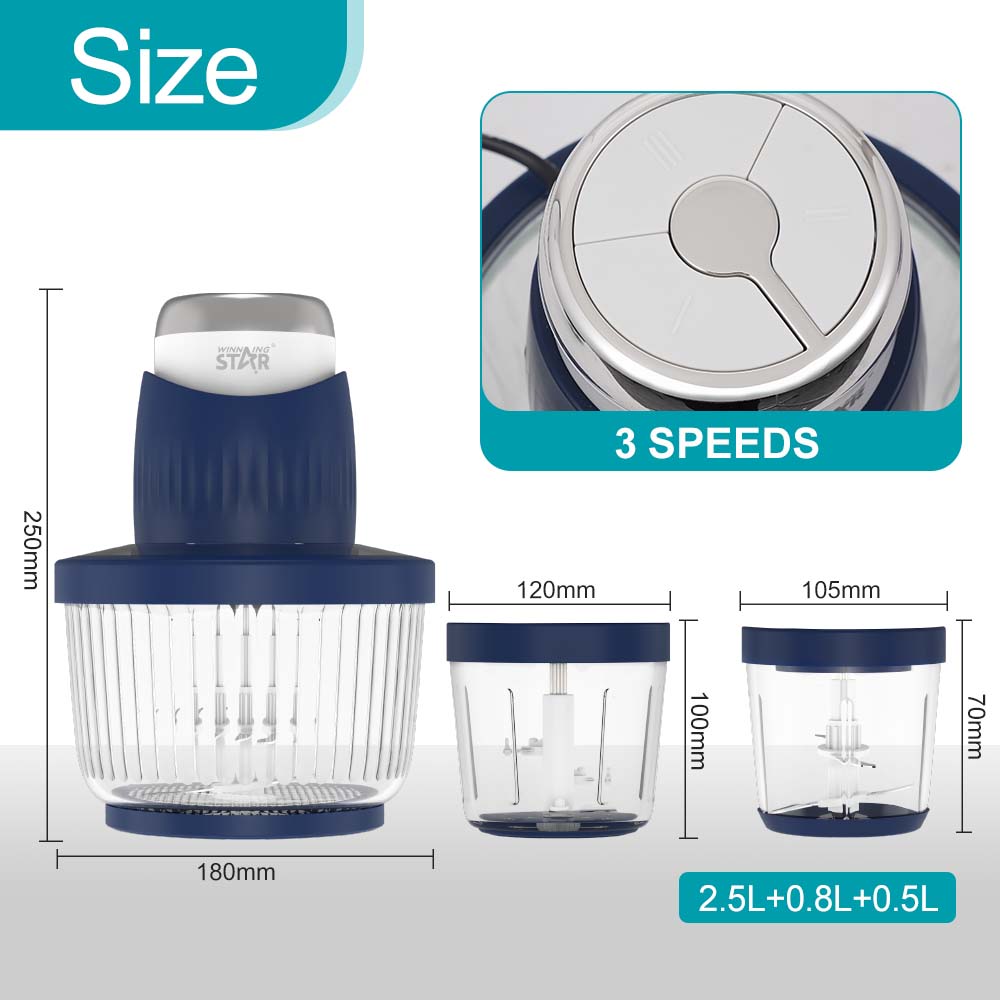 3-in-1 Food Processor – WINNINGSTAR