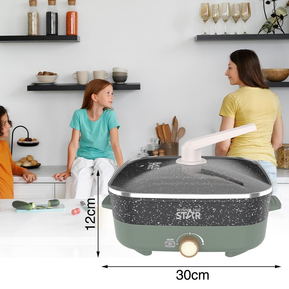 4.5L Non-Stick Electric Frying Pan – WINNINGSTAR