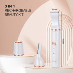 3-in-1 Rechargeable Beauty Kit – WINNINGSTAR