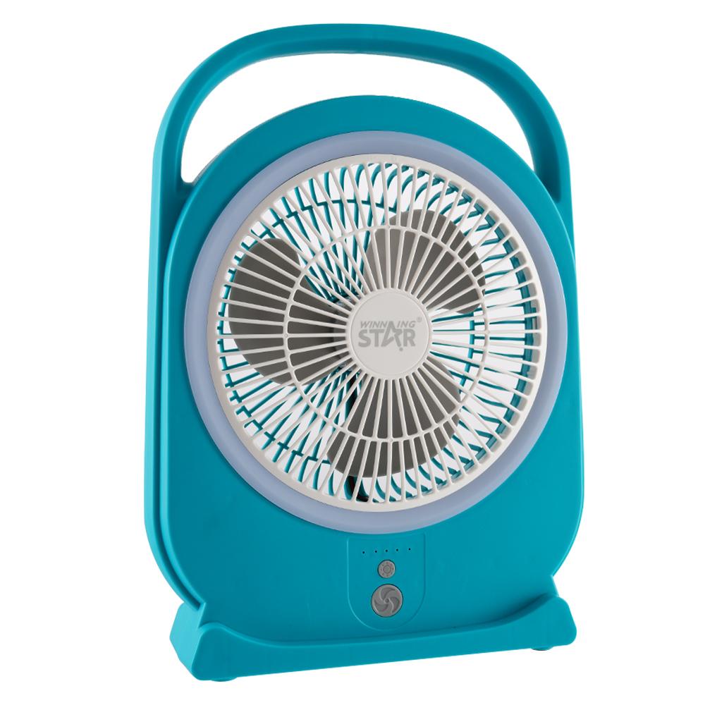 USB Rechargeable LED Table Fan – WINNINGSTAR