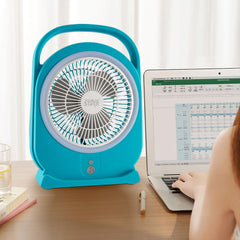 USB Rechargeable LED Table Fan – WINNINGSTAR